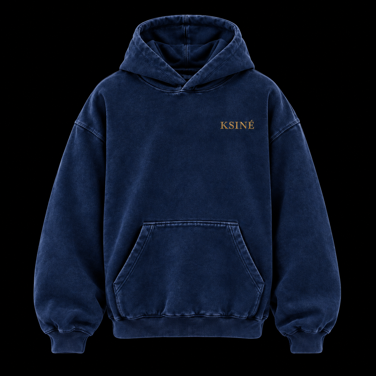 KSINÉ SIGNATURE HOODIE- NAVY BLUE